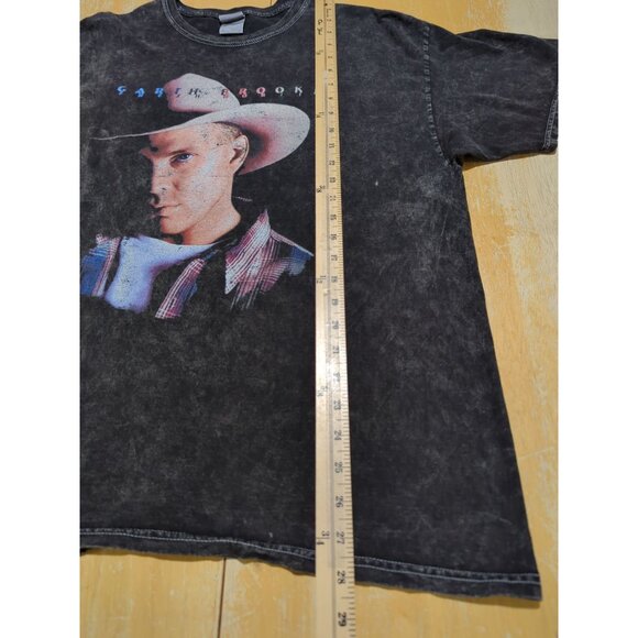 Colortone Garth Brooks Black T-shirt XL Fresh Horses Tour 1996-1998 Distressed‎ - Picture 7 of 9